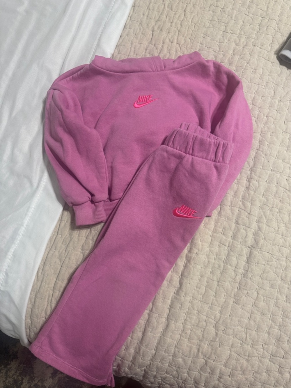 Nike Kids Pink Sweatpants - Bright Pink Joggers